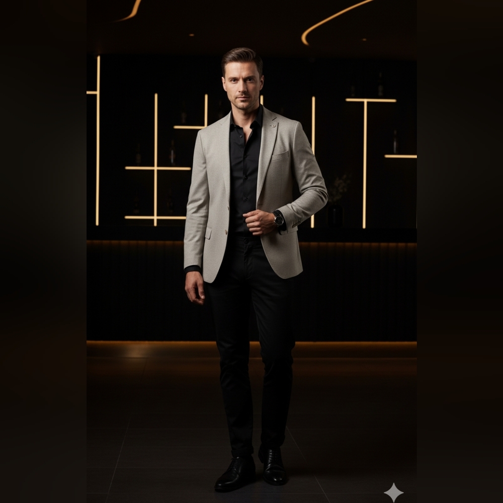 Ermenegildo Zegna‎ Men's Classic Beige Blazer Suit In 58R